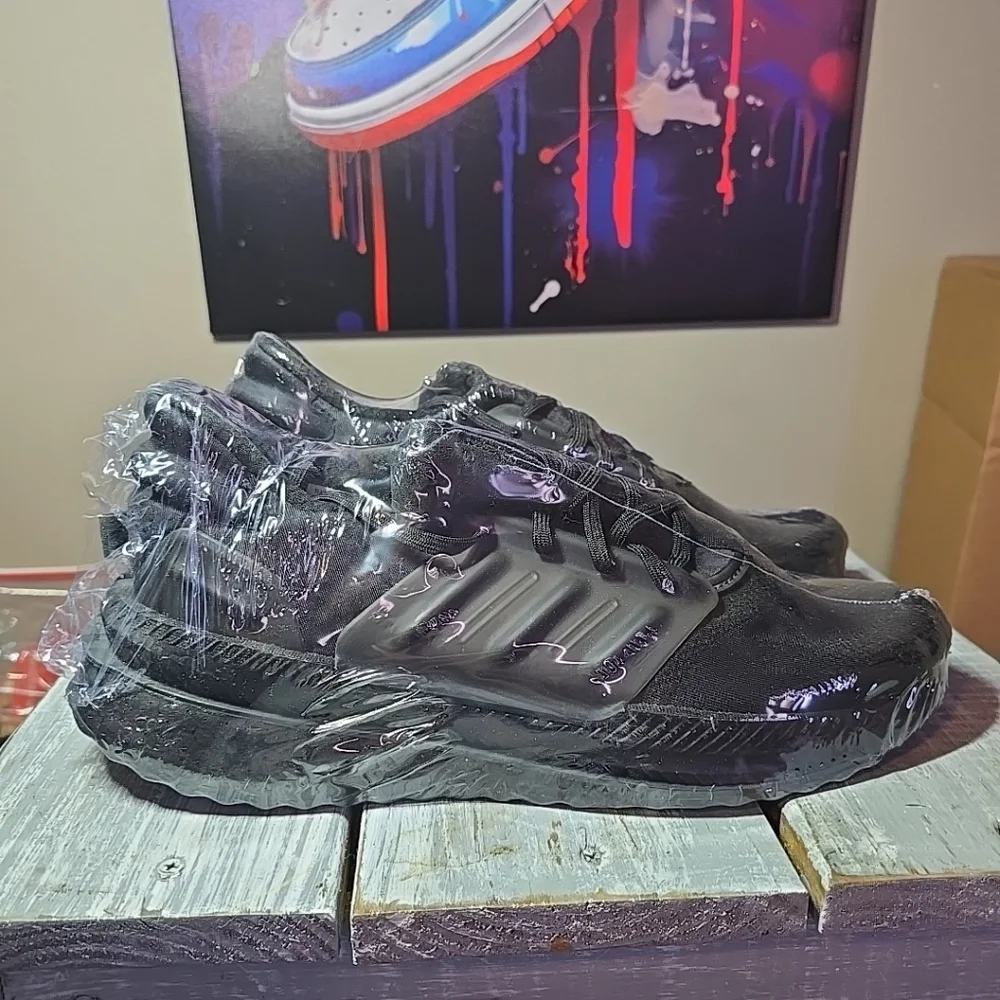 Adidas Black Athletic Sneakers - Picture 1 of 4